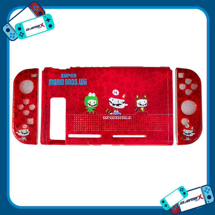 Carcasa TPU rojo Mario Bros